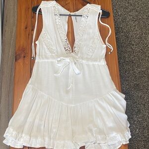 Elegant White Lace Jumpsuit